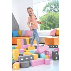 Magnetiske skumklodser, 84 stk.