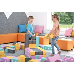 Magnetiske skumklodser, 84 stk.