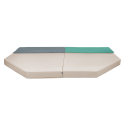 Hjrnemadras med puder - flere farver