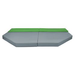 Hjrnemadras med puder - flere farver