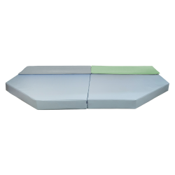 Hjrnemadras med puder - flere farver