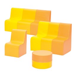 Skumst - siddelandskab i 3 farver