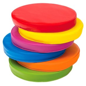 Siddepuder 6 stk. (dia 40 cm, runde)