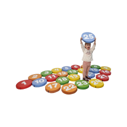 Skumpuder med tal 1-25