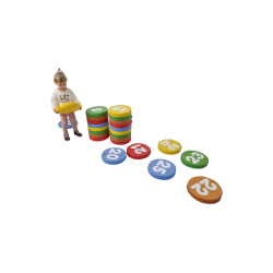 Skumpuder med tal 1-25