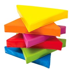 Skumpuder 6 stk. Trekantede