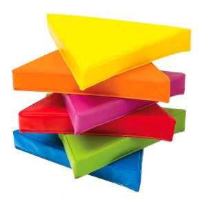 Skumpuder 6 stk. Trekantede