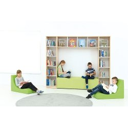 Skumstol til brn i lysegrn