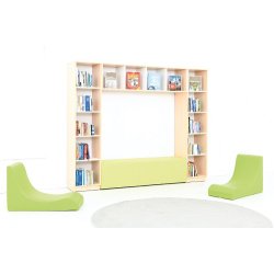 Skumstol til brn i lysegrn