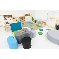 Siddegruppe i skum Loris