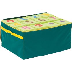 Skumgummiklodser med tal