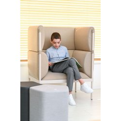 Stilt lnestol med hj ryg