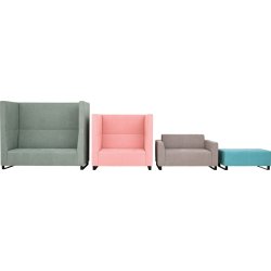 Universum 2-personers sofa med hj ryg (H 163 cm)