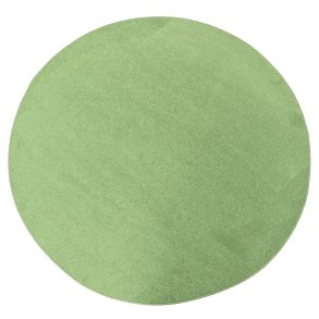 Gulvtppe til brn - ensfarvet og rundt