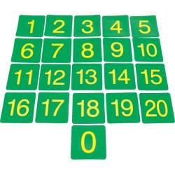 Store tal til leg p gulvet