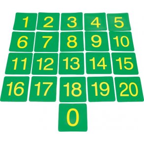 Store tal til leg p gulvet