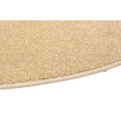 Gulvtppe til brn - ensfarvet og rundt