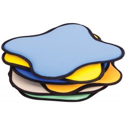 Tynde skumpuder - Former, 6 stk. + emballage