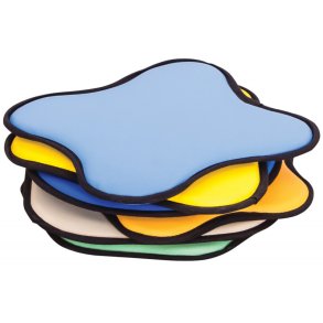 Tynde skumpuder - Former, 6 stk. + emballage