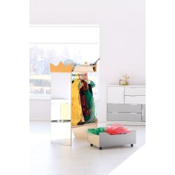 Udkldningsvogn med stort spejl