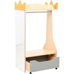 Udkldningsvogn med stort spejl