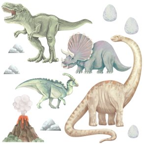 Wallsticker Dinosaurer