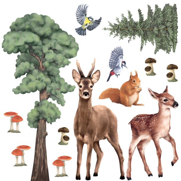 Wallsticker Skoven
