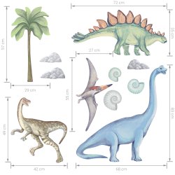 Wallsticker Dinosaurer