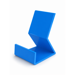 Bl� akryl bogholder til pr�sentation af b�ger i bibliotek, skole og institution