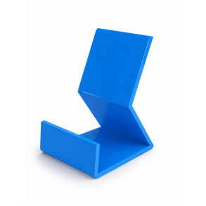 Bl� akryl bogholder til pr�sentation af b�ger i bibliotek, skole og institution