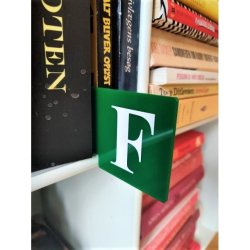 Skilleplade med bogstav, Small. St med 29 stk.