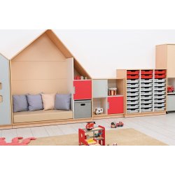 Legehus med 2 hylder