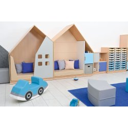 Legehus med 2 hylder