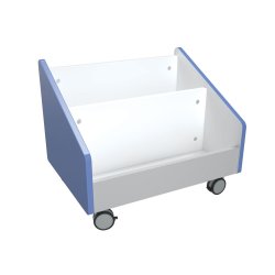 Bogkasse p hjul, large