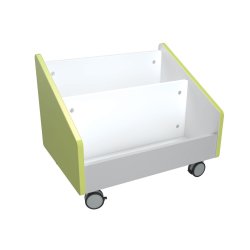 Bogkasse p hjul, large