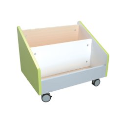 Bogkasse p hjul, large