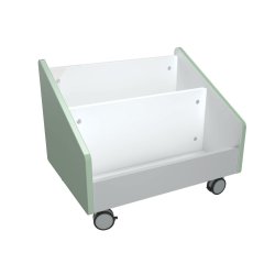 Bogkasse p hjul, large