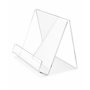 Brochureholder i klar akryl A3 liggende til pr�sentation af plakater og informationsmateriale i bibliotek og skole