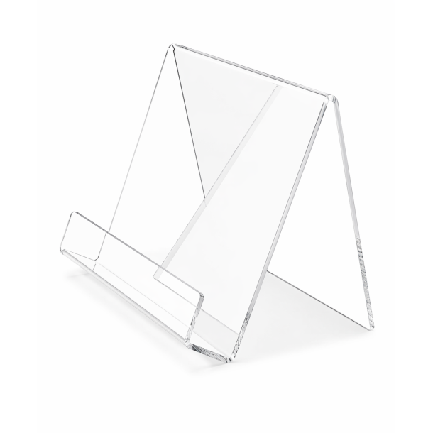 Brochureholder i klar akryl A3 liggende til pr�sentation af plakater og informationsmateriale i bibliotek og skole