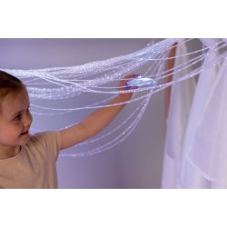 Fiberoptiske lystrde 