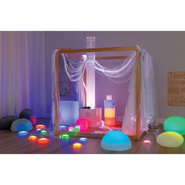 Fiberoptiske lystrde 