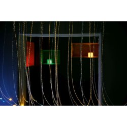 Fiberoptiske lystrde 