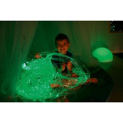 Fiberoptiske lystrde 