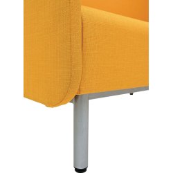 Inflamea 2-personers lnestol med hj ryg  fleksibel og stjdmpende siddeplads