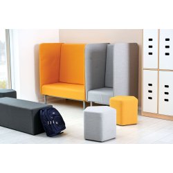 Inflamea 2-personers lnestol med hj ryg  fleksibel og stjdmpende siddeplads