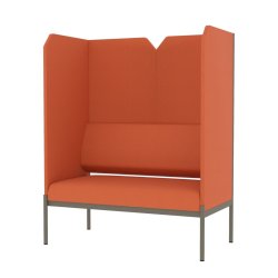 Nexa High 2-personers sofa med h�j ryg til stillezone og bibliotek