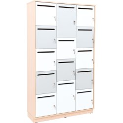 Opbevaringsskab med 14 rum 