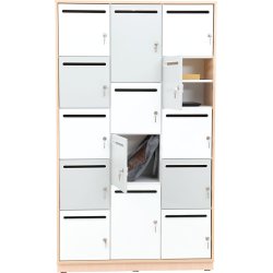 Opbevaringsskab med 14 rum 