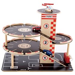 Parkeringshus - stort P-hus i tr til brn