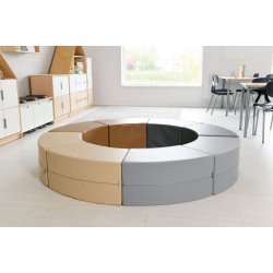 Paolo skums�der - s�t 3, gr�/beige